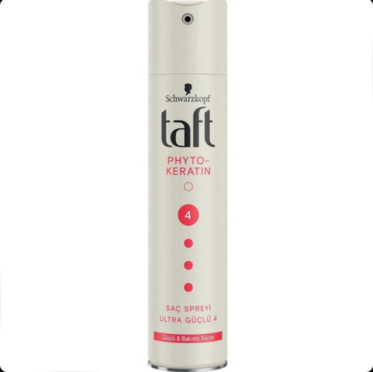 اسپری نگهدارنده مو تافت taft Phyto Keratin درجه نگهدارندگی 4