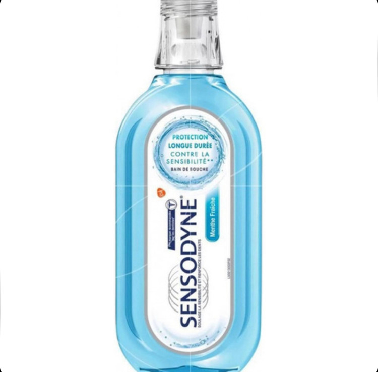 دهانشویه سنسوداین محافظت کننده Sensodyne مدل Menthe Fraiche حجم 500 میل