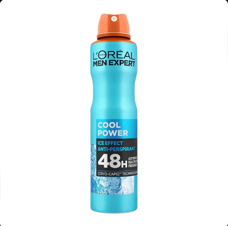 اسپری ضد تعریق مردانه لورال L’Oreal Cool Power حجم 150 میل