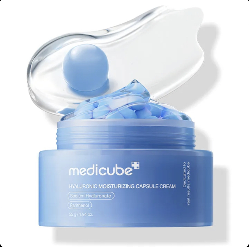 کرم کپسولی هیالورونیک اسید مدیکیوب Medicube آبرسان و مرطوب کننده پوست حجم 55 گرم