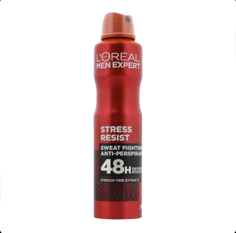 اسپری ضد تعریق مردانه لورآل L’Oreal Stress Resist حجم 250 میل