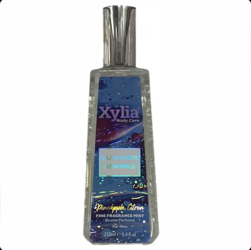 بادی اسپلش ایکسیلیا مردانه Xylia SUMMER SPARKS با رایحه آناناس و سیترون حجم 250 میل