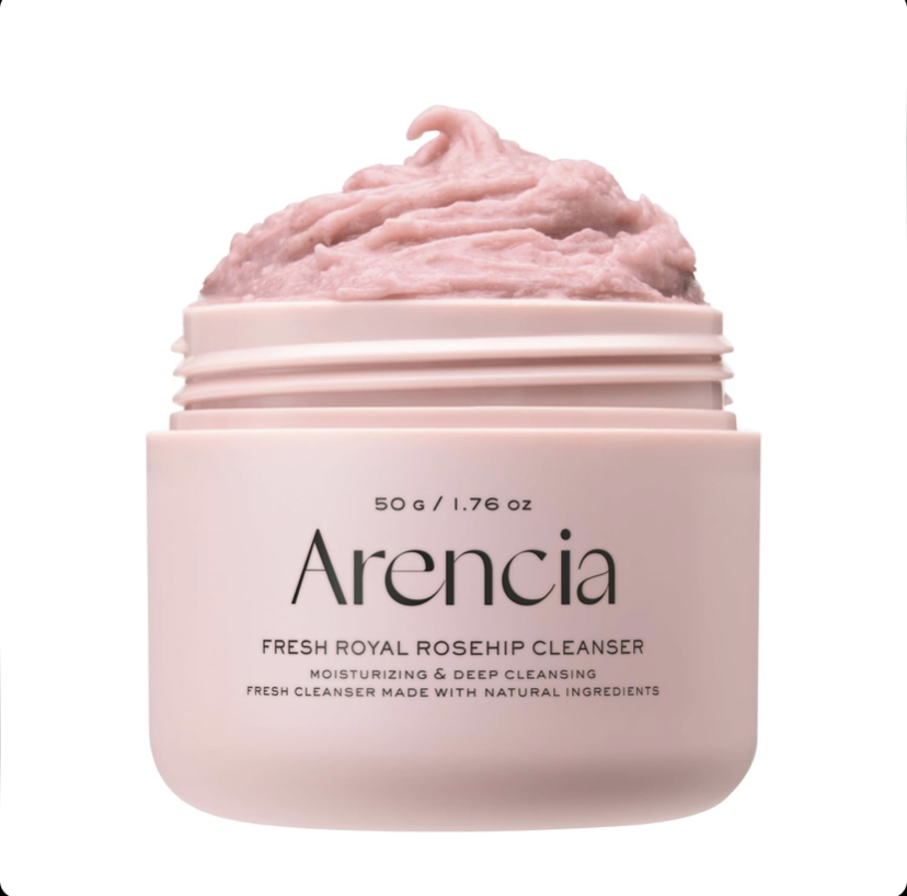 شوینده صورت رز هیپ و برنج موچی آرنسیا Arencia حجم ۱۲۰ گرم