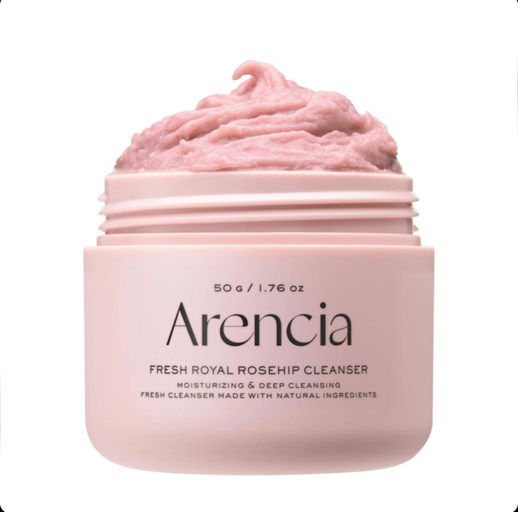 شوینده صورت رز هیپ و برنج موچی آرنسیا Arencia حجم ۱۲۰ گرم