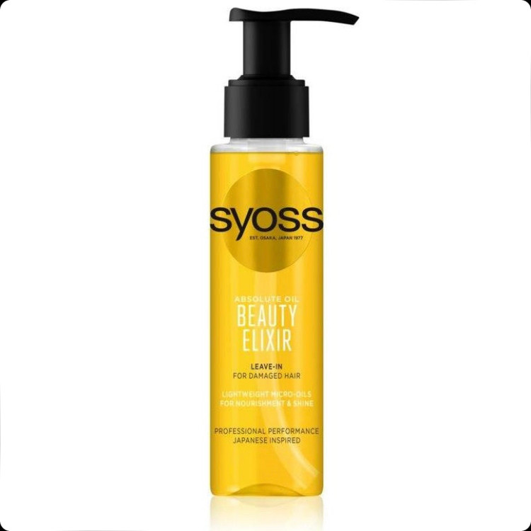 روغن مو تغذیهکننده سایوس syoss Beauty Elixir Absolute Oil حجم ۱۰۰ میل