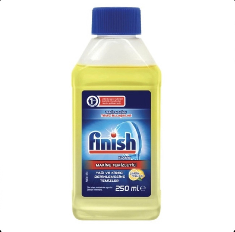مایع جرمگیر ماشین ظرفشویی فینیش Finish رایحه لیمو حجم 250 میل
