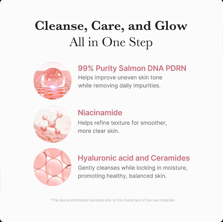 شوینده PDRN نیاسینامید مدی کیوب MEDICUBE PDRN Pink Niacinamide روشن کننده حجم 120 گرم
