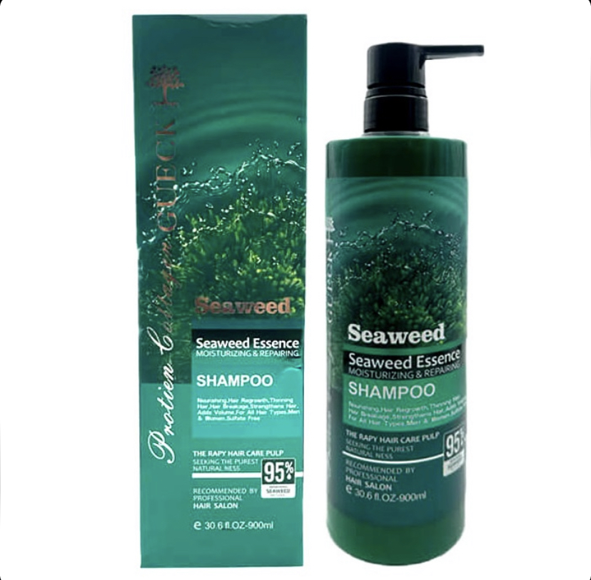 شامپو سی وید جلبک دریایی بدون سولفات Gueck seaweed collagen حجم 900 میل
