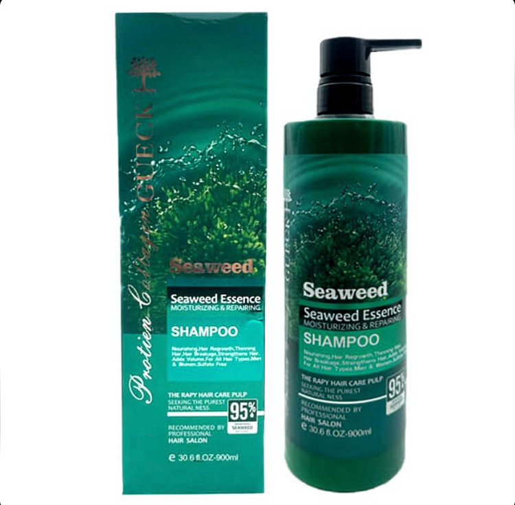 شامپو سی وید جلبک دریایی بدون سولفات Gueck seaweed collagen حجم 900 میل