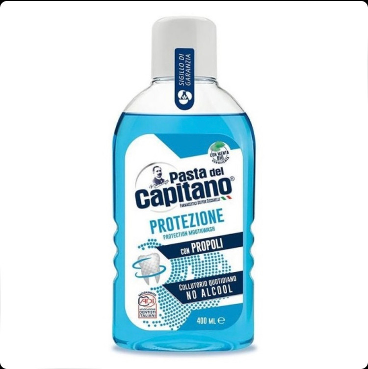 دهانشویه محافظتکننده لثه و دندان پاستا دل کاپیتانو Pasta del Capitano Protezione حجم 400 میل