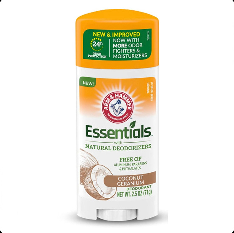 مام استیک ضد تعریق بدون آلومینیوم آرم اند همر ARM & HAMMER Coconut Geranium با رایحه نارگیل و شمعدانی حجم 71 گرم