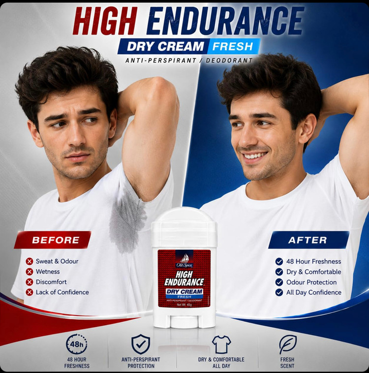 مام کرمی الد اسپایس Old Spice Dry Creamحجم ۴۵ گرم