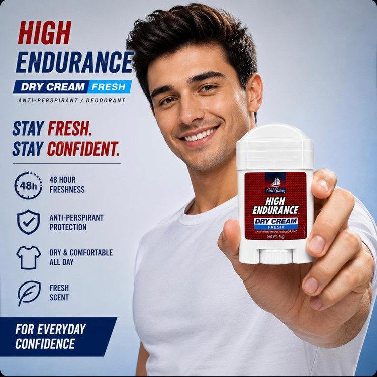 مام کرمی الد اسپایس Old Spice Dry Creamحجم ۴۵ گرم
