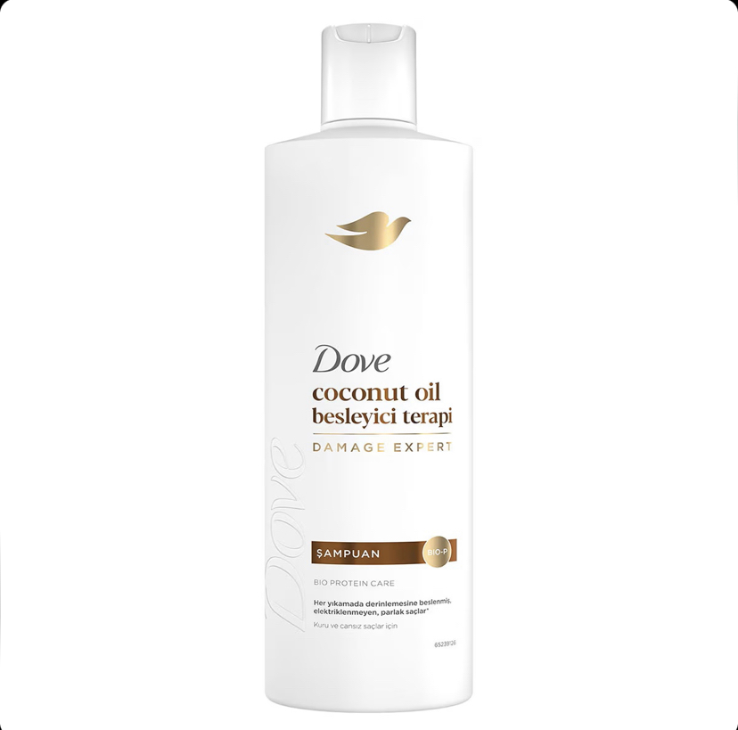شامپو تغذیه‌کننده و ترمیم‌کننده داو Dove Coconut Oil حاوی روغن نارگیل حجم ۳۷۵ میل