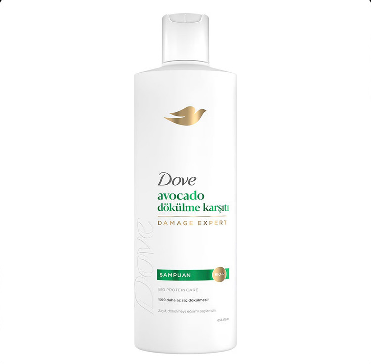 شامپو ضد ریزش و تقویتکننده مو داو Dove avocado با عصاره آووکادو حجم ۳۷۵ میل