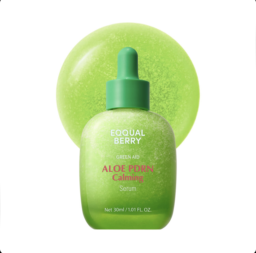 سرم جوانساز و ترمیم کننده و تسکین دهنده قوی پوست اکوال بری EQQUALBERRY Aloe PDRN Calming Serum حجم 30 میل