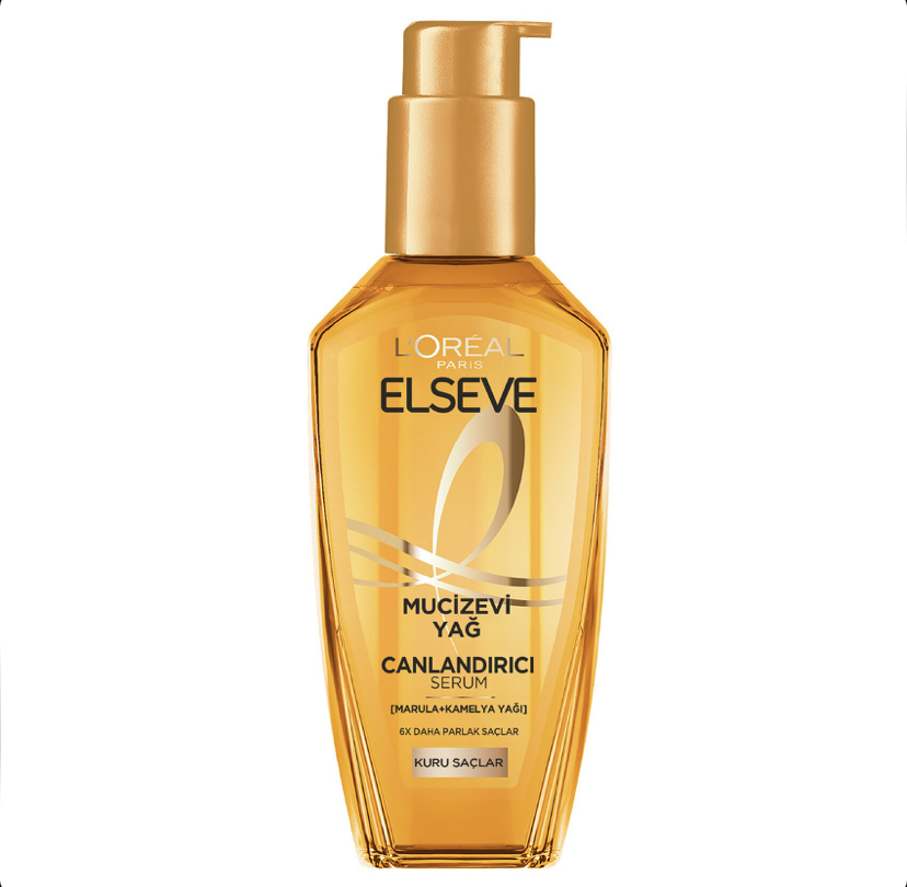 روغن مو مراقبت کننده و درخشان‌کننده لورآل LOreal Elseve حاوی روغن مارولا و کاملیا حجم 100 میل