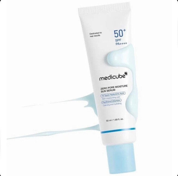 ضد آفتاب آبرسان و مراقبت از منافذ پوست مدیکیوب Medicube Zero Pore Moisture Sun Serum حجم 50 میل