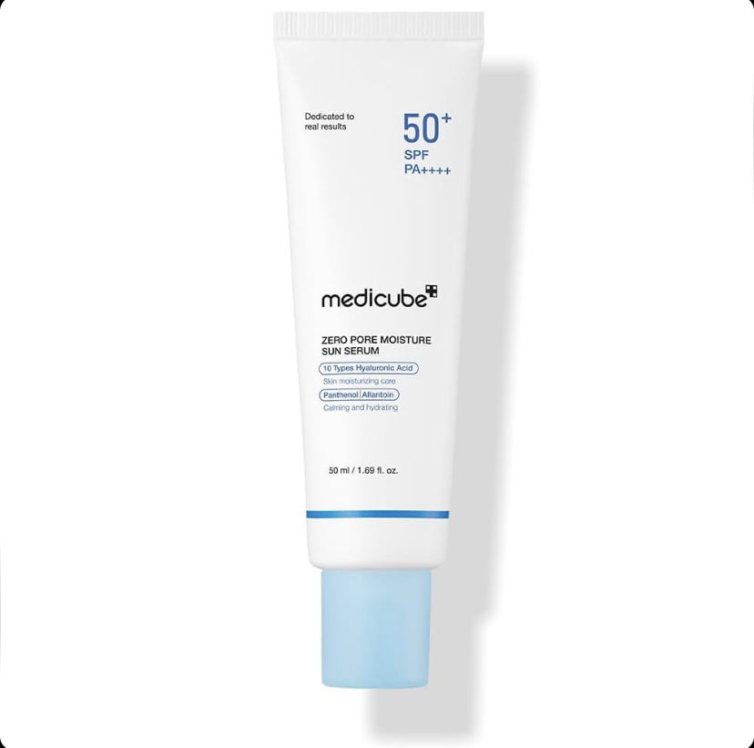 ضد آفتاب آبرسان و مراقبت از منافذ پوست مدیکیوب Medicube Zero Pore Moisture Sun Serum حجم 50 میل