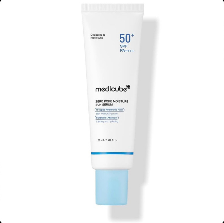 ضد آفتاب آبرسان و مراقبت از منافذ پوست مدیکیوب Medicube Zero Pore Moisture Sun Serum حجم 50 میل