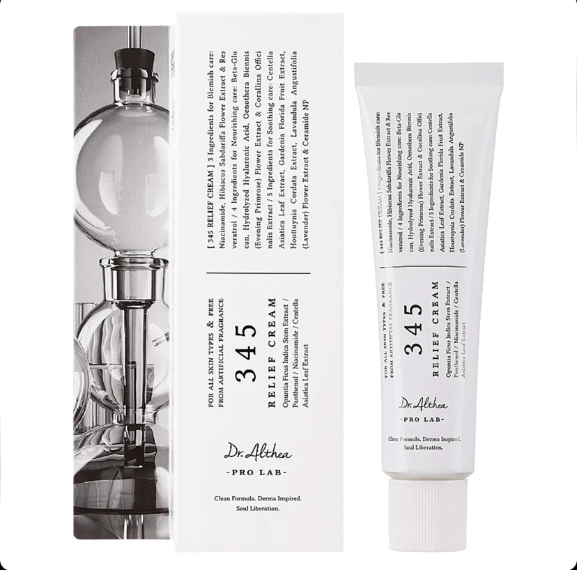 کرم ترمیم کننده دکتر التیا Dr. Althea 345 Relief Cream حجم 50 میل