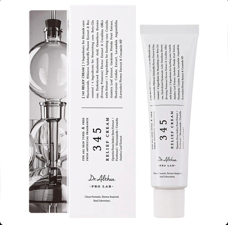 کرم ترمیم کننده دکتر التیا Dr. Althea 345 Relief Cream حجم 50 میل
