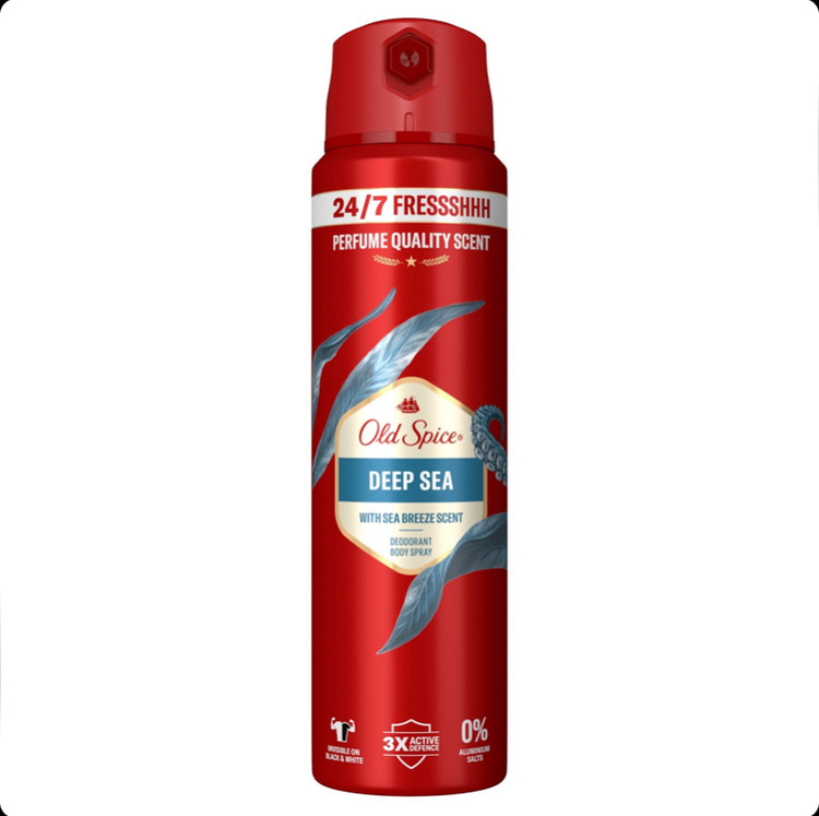 اسپری دئودورانت الد اسپایس Old Spice DEEP SEA حجم 150 میل