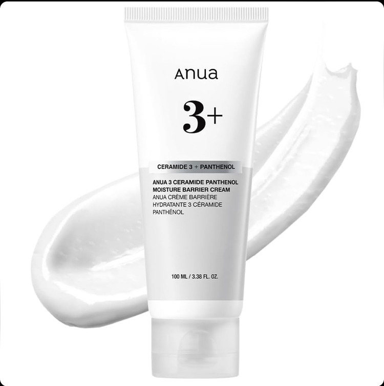 کرم مرطوبکننده و تقویتکننده سد دفاعی پوست ۳+ سرامید و پانتنول آنوا anua 3+ ceramide panthenol حجم 100 میل
