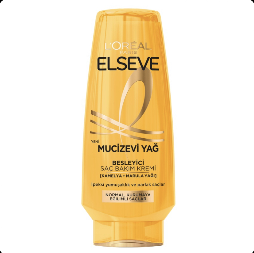نرم کننده مو لورال LOREAL Elseve Mucizevi Yağ مخصوص موهای خشک و آسیب دیده حاوی عصاره روغن آملا حجم 250 میل