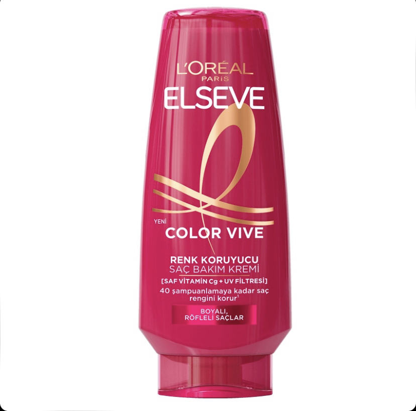 نرم کننده محافظ رنگ مو لورال LOREAL Elseve Color Vive حاوی ویتامین Cg و فیلتر UV حجم 250 میل