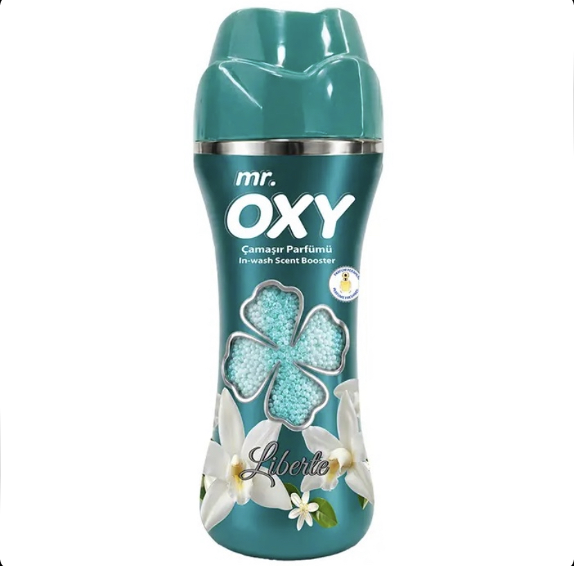 بوستر خوشبوکننده لباس مستر اوکسی Mr.Oxy Sabah Çiği رایحه شبنم صبحگاهی وزن 210 گرم