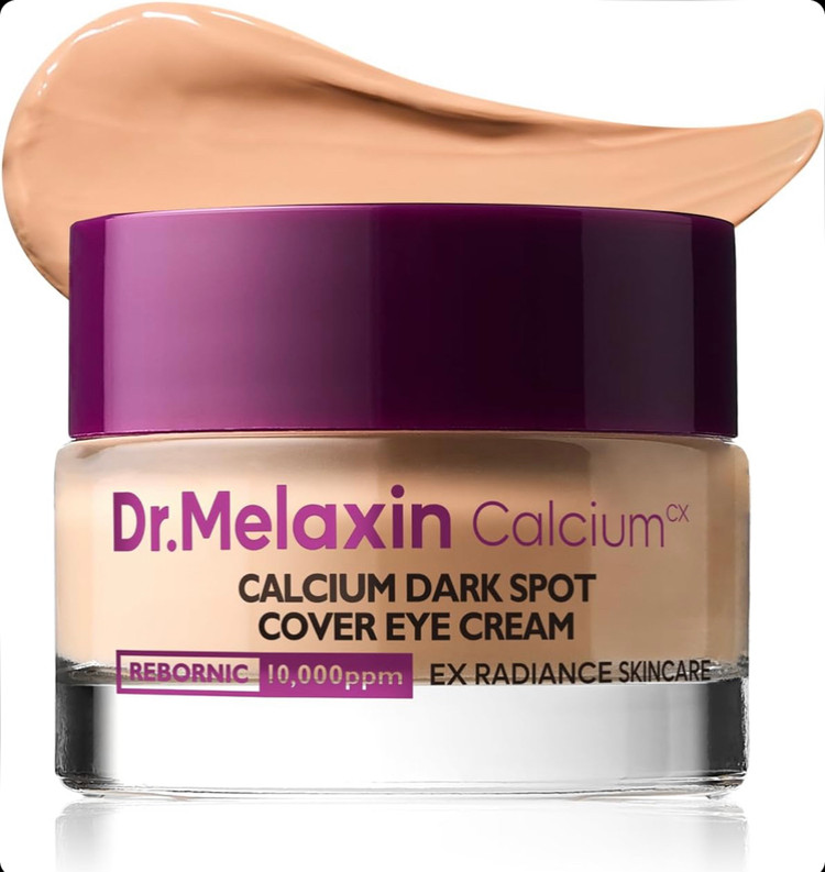 کرم دور چشم ضدلک کلسیم دکتر ملاکسین Dr. Melaxin Calcium Dark Spot Cover Eye Cream حجم 15 گرم