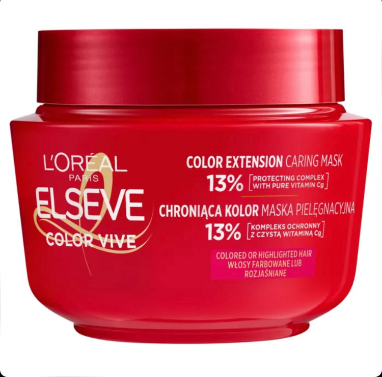 ماسک مو محافظ رنگ موهای رنگشده و دکلرهشده لورآل Loreal Color Vive Hair Mask حجم 300 میل
