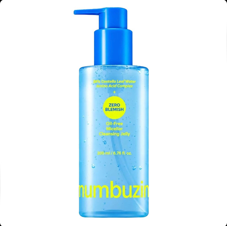 ژل میسلار پاککننده صورت بدون چربی نامبوزین Numbuzin Zero Blemish مناسب پوست مستعد جوش حجم 200 میل