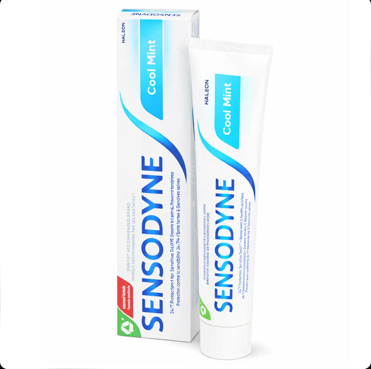 خمیردندان ضدحساسیت و خنککننده سنسوداین Sensodyne Cool Mint با طعم نعناع خنک حجم 75 میل