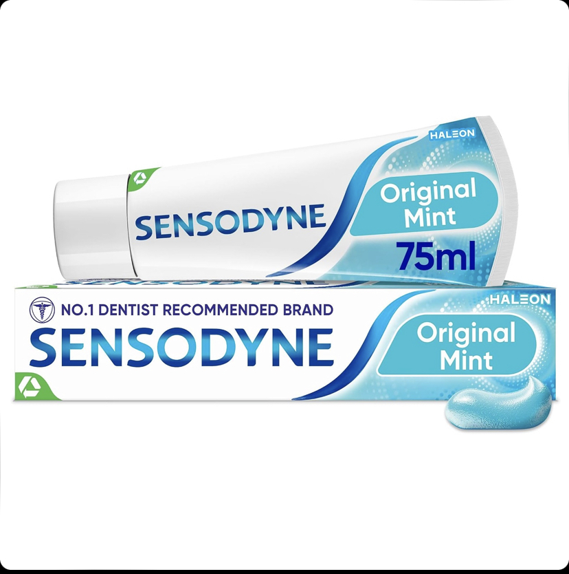 خمیردندان روزانه مخصوص دندان‌های حساس سنسوداین Sensodyne Daily Care Original با فلوراید و طعم نعناع حجم 75 میل