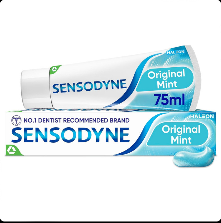 خمیردندان روزانه مخصوص دندانهای حساس سنسوداین Sensodyne Daily Care Original با فلوراید و طعم نعناع حجم 75 میل