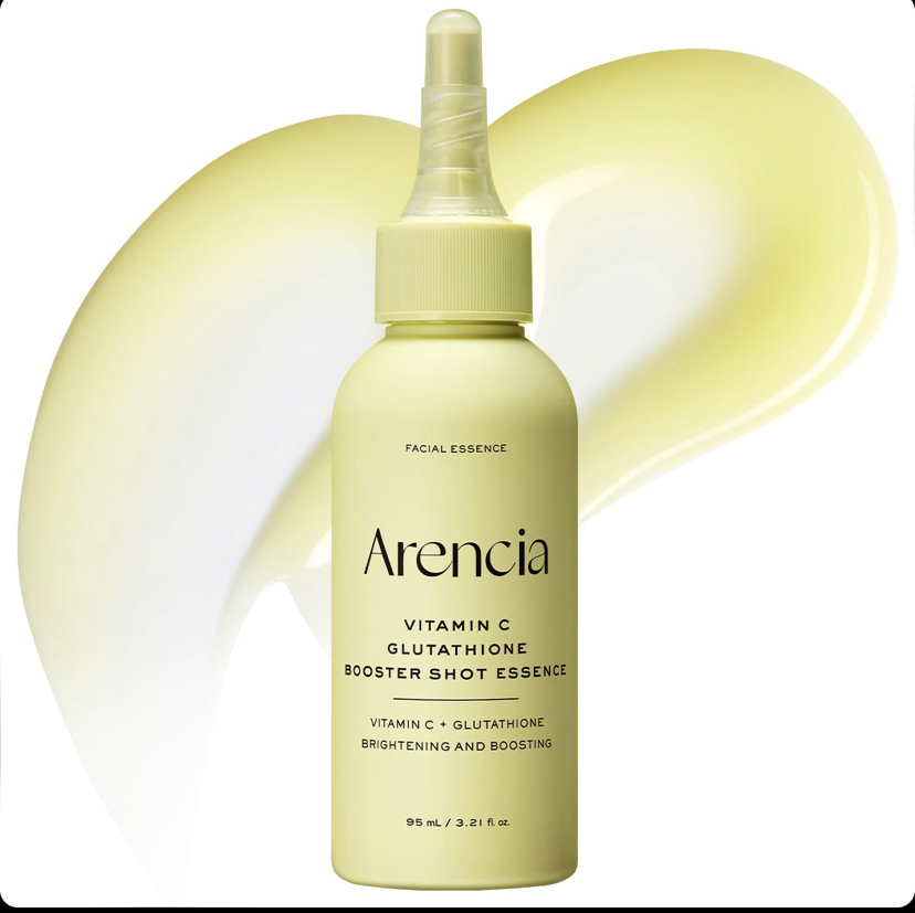 اسنس روشن‌کننده و ضدلک آرنسیا Arencia Vitamin C Glutathione Booster Shot حاوی ویتامین C، گلوتاتیون و نیاسینامید حجم 95 میل