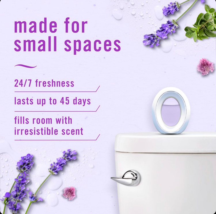 خوشبوکننده و بوگیر سرویس بهداشتی فبرز Febreze رایحه لوکس و گلی White Floral
