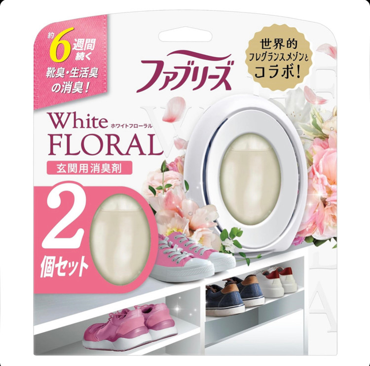 خوشبوکننده و بوگیر سرویس بهداشتی فبرز Febreze رایحه لوکس و گلی White Floral