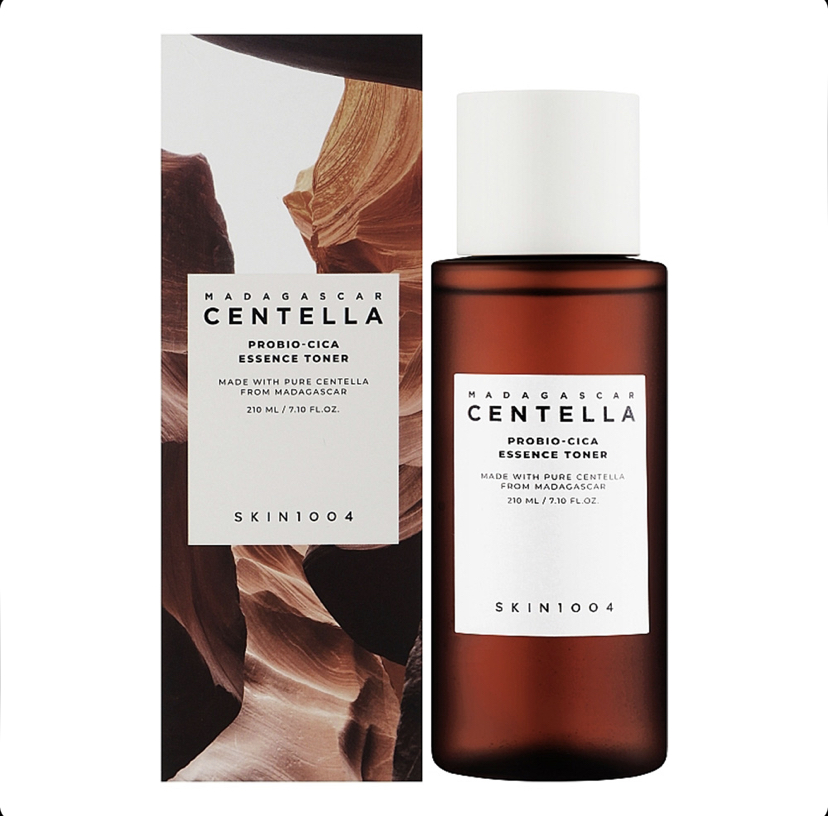 تونر اسنس آبرسان و تقویت‌کننده سد دفاعی پوست اسکین ۱۰۰۴ SKIN1004 Centella حجم ۲۱۰ میل